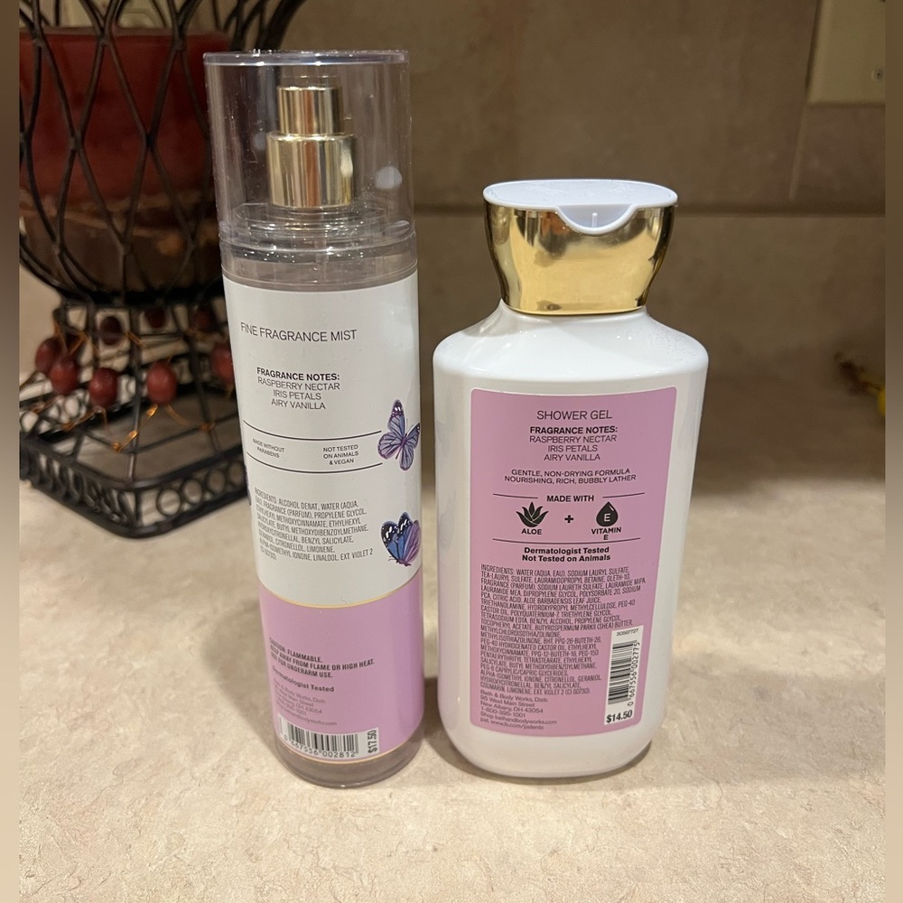 Bath and Body Works Butterfly set - Picture 2 of 3
